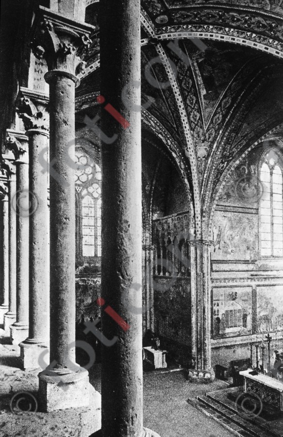 Basilika &quot;San Francesco&quot; | Basilica &quot;San Francesco&quot; - Foto simon-139-069-sw.jpg | foticon.de - Bilddatenbank für Motive aus Geschichte und Kultur